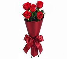 Букет 5 Красных роз Эдлесс Лав в Зубцове