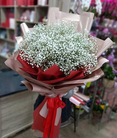 Букет цветов из: Гипсофила в Зубцове