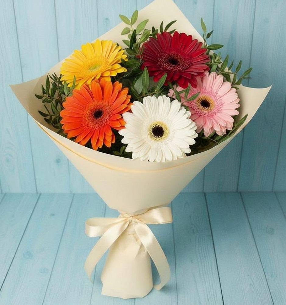 Букет цветов из: Герберы в Зубцове