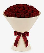 Букет 101 Бордовая роза Блэк Бакарра в Зубцове