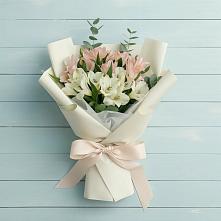 Букет цветов из:  Альстромерии #REPLACE_PRED# Зубцове