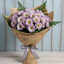 Букет цветов из:  Хризантемы #REPLACE_PRED# Зубцове