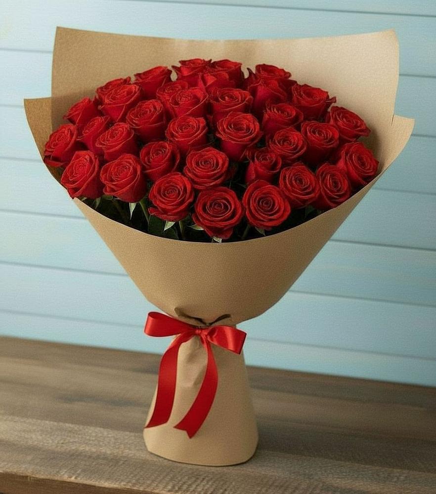 Букет Красные розы Милано в Зубцове