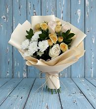 Букет цветов из:  Розы и Хризантемы #REPLACE_PRED# Зубцове