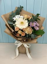 Букет цветов из:  Герберы и Хризантемы #REPLACE_PRED# Зубцове