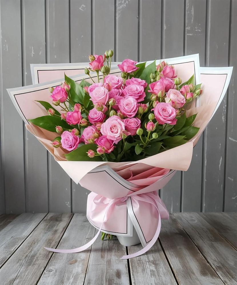 Букет Розовый кустик в Зубцове