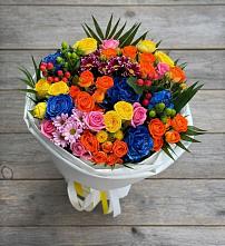 Букет цветов из:  Розы и Хризантемы в Зубцове