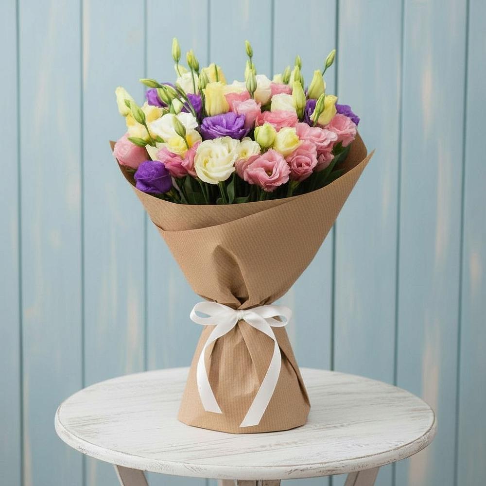 Букет цветов из: Лизиантусы в Зубцове