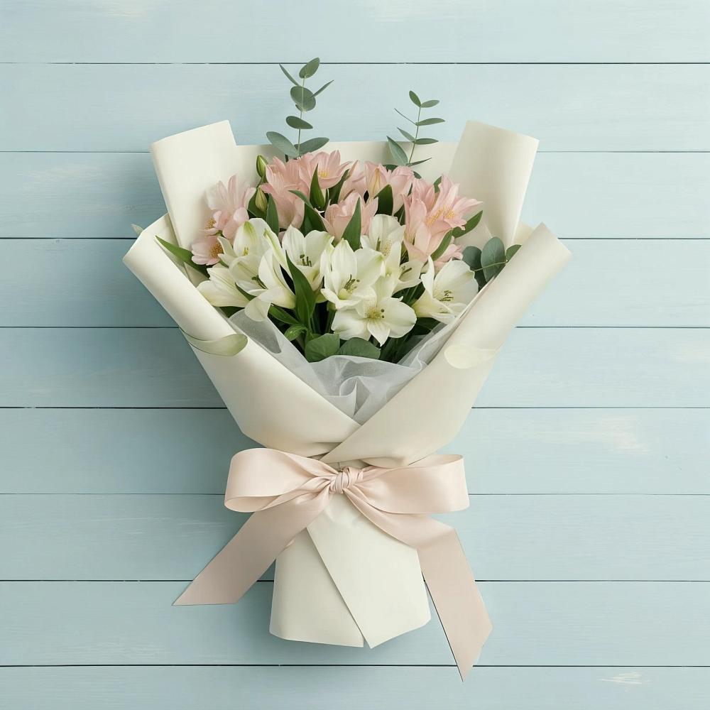 Букет цветов из: Альстромерии в Зубцове